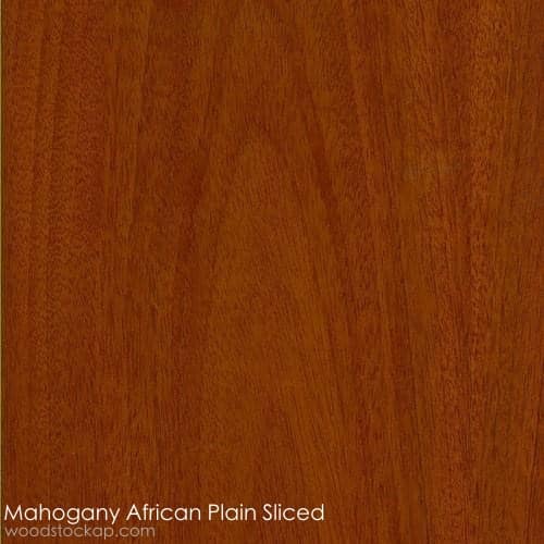 Mahogany African Plain Sliced Woodstock Architectural Products