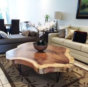 Cookie Cutter Live Edge Table