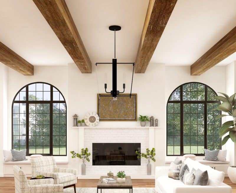 wood ceiling beams inspiration